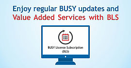 BUSY License Subscription (BLS) for Customers