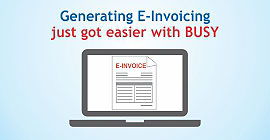 E-Invoice in BUSY