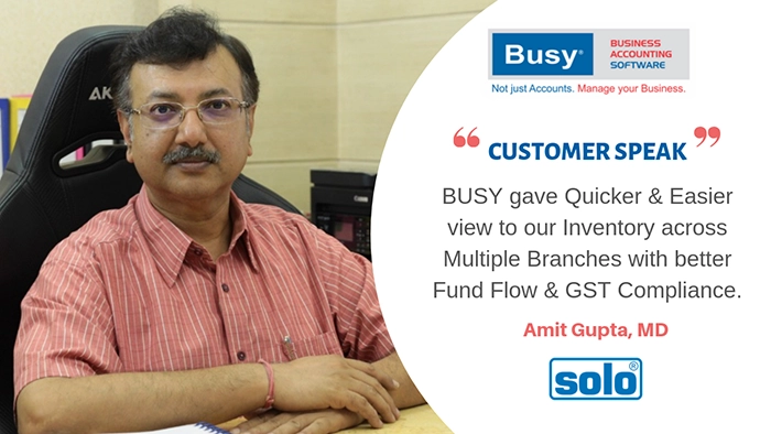 busy software testimonial - amit gupta