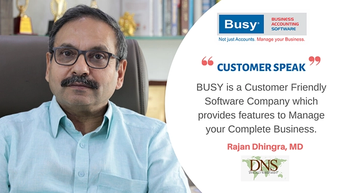 busy software testimonial - dns