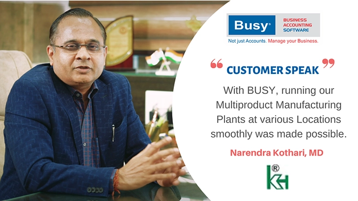 busy software testimonial - keshav hi-chem