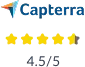Capterra 4.5/5 Rating